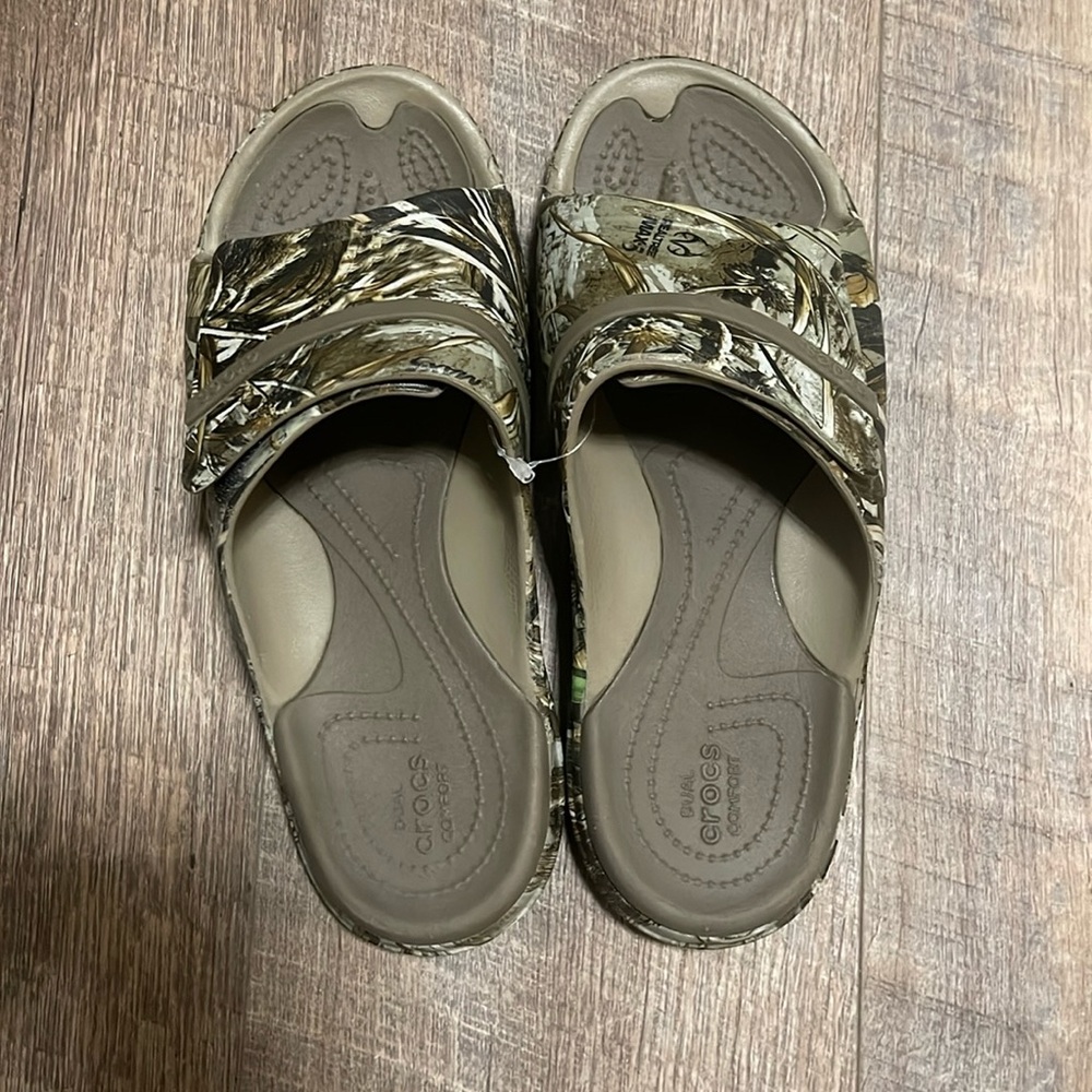 Crocs  Unisex Camo Slide Sandals